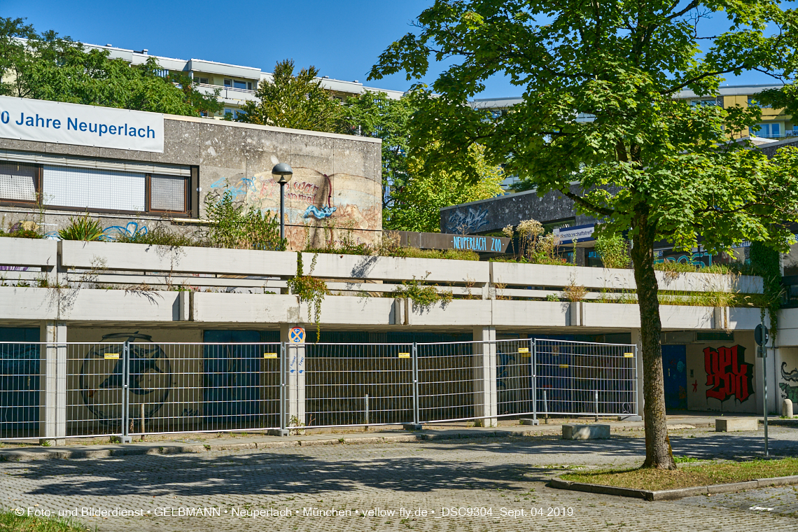 04.09.2019 - Einkaufs- und Wohnzentrum Quiddestraße in Neuperlach